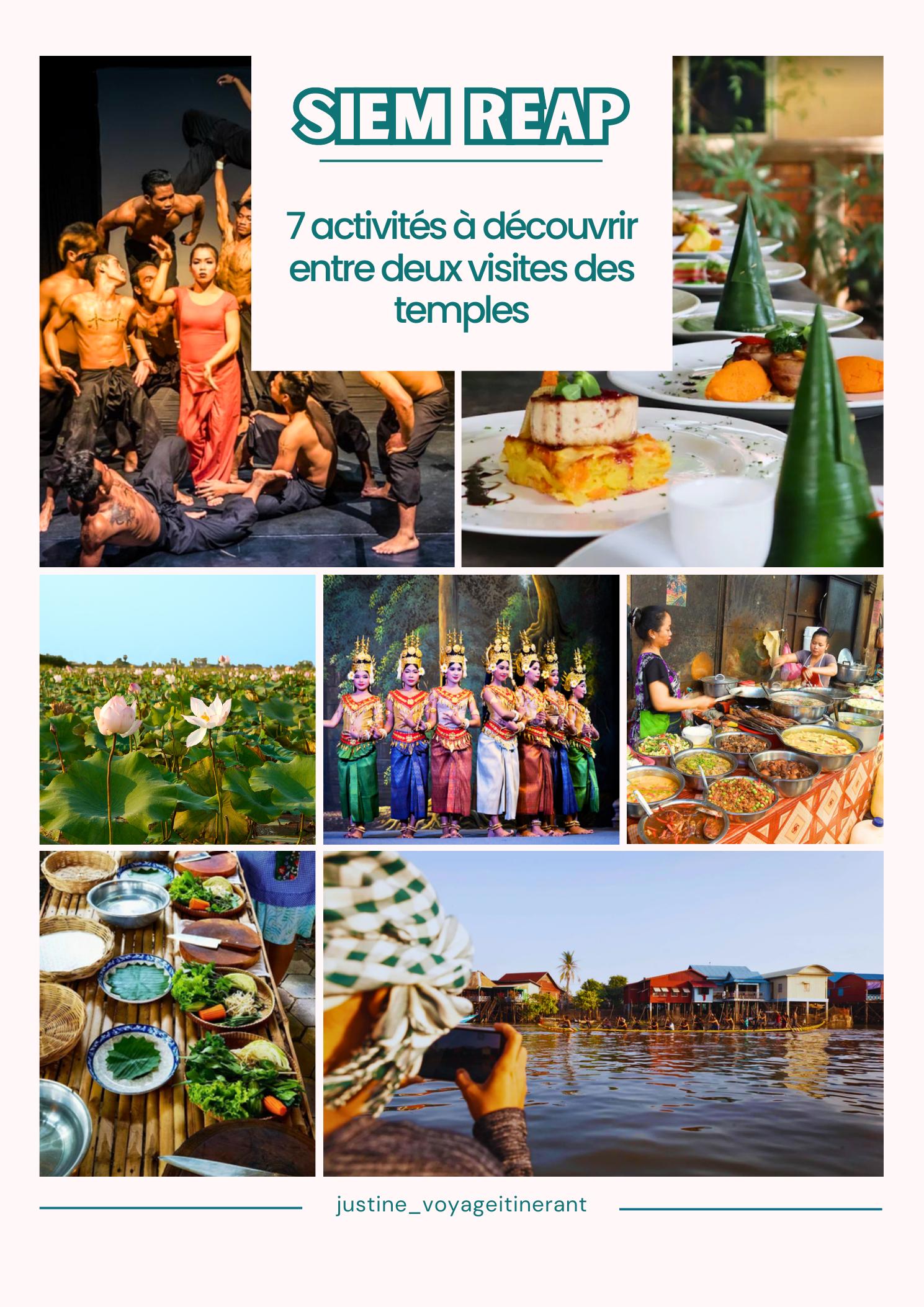 Couverture du guide gratuit Siem Reap — 7 activités à découvrir entre deux visites des temples